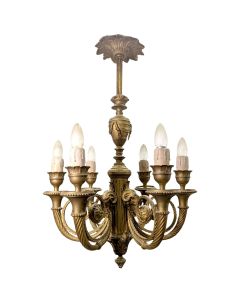Important lustre à huit bras de lumière, style Louis XVI – France, vers 1900