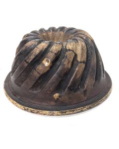 Grand moule à kougelhopf en terre vernissée – Alsace, XIXe siècle