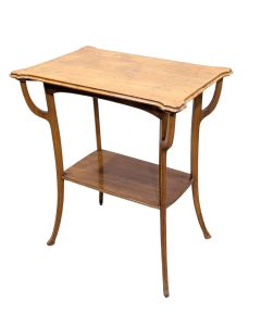 Table à thé double plateau Art Nouveau 1900