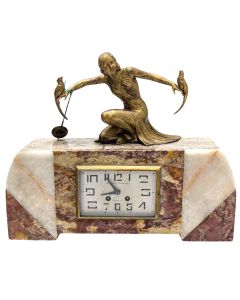 Pendule Art déco moderniste des années 30 signée Melani