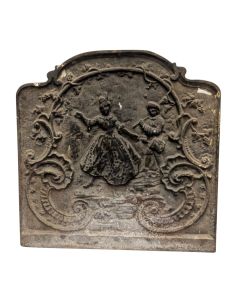 Plaque en fonte de cheminée XIXème