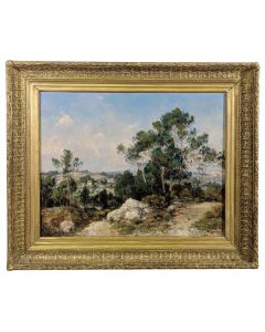 Paysage Provençal huile sur panneau par Gall 