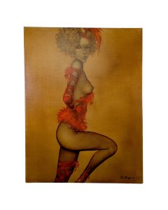 Ares Antoyan huile sur toile nu féminin