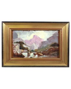 huile sur Carton JF Isnard