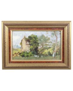 huile sur Carton JF Isnard