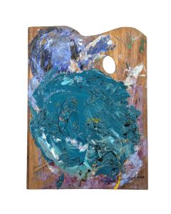 Palette du peintre Pierre Ambrogiani années 60 