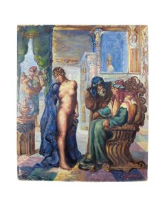 Charles Andreani scène de harem orientaliste 