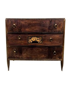 Commode 3 tiroirs 1930 Art déco marquetée