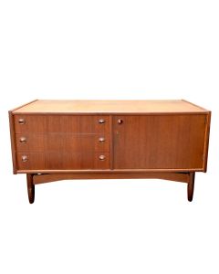 Enfilade en teck scandinave années 60 