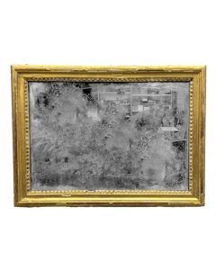 Miroir en bois dré XVIIIème glace au mercure