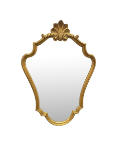 Miroir écusson de style bois doré 1900