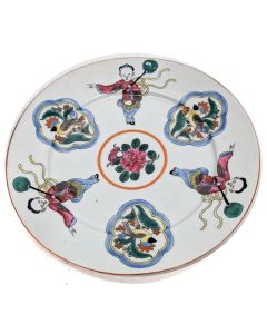 Assiette porcelaine Chine XIXème