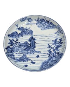 Assiette porcelaine Chine XIXème