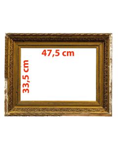 Cadre à restaurer en bois doré1900 47,5x33,5 cm