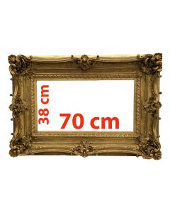 Cadre à restaurer en bois doré fin XIXème 38x70 cm