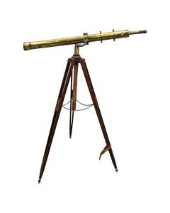 lunette astronomique fin XIXème début XX ème  en laiton 