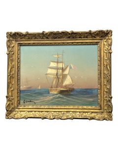 Marine de François Gautier (1842-1917)