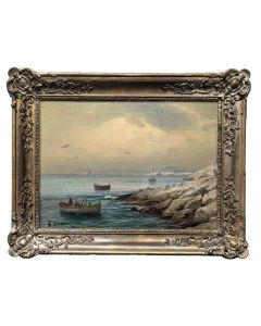 Marine de François Gautier (1842-1917) 