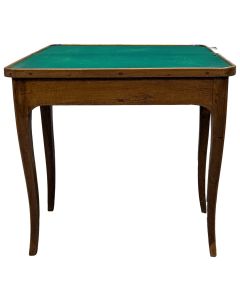 Table à jeu transition en marqueterie 