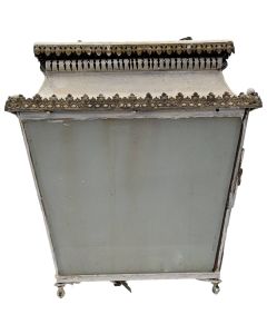 lanterne de hall en rôle laqué d'époque restauration