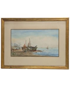Aquarelle Emile Henry marine provençale