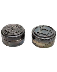 Petite boites à pilules  aux symboles maçonniques