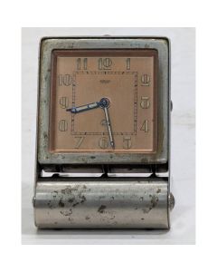 Petit réveil de voyage art déco Jaeger 