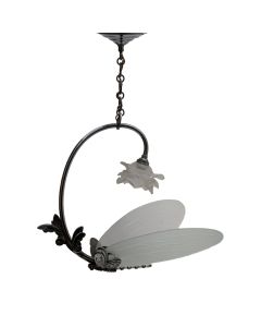 Lustre de style art déc aux  libellules 