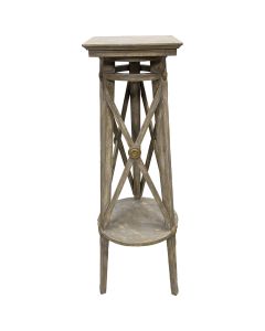 Sellette  de sculpteur en bois laqué 