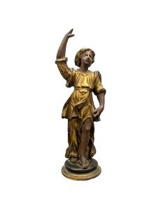 Santibelli époque XVIIIème en bois sculpté et doré