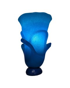 Lampe en pâte de verre années 80