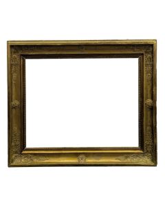 Cadre restauration en bois et stuc doré fin XIXème fin XIXème 69 x 84 cm