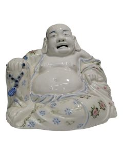 Bouddha rieur en porcelaine de Chine début XXème