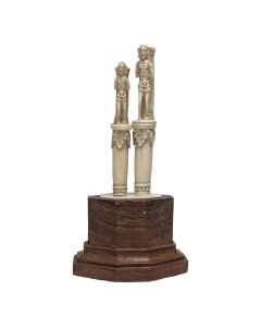 Statuettes sculpté dans l'ivoire de Dieppe époque XIXème
