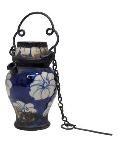 Pipe à opium en porcelaine chinoise 1900