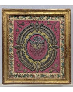 Broderie sur soie
