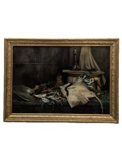 Nature morte aux poissons par Charles Penot 