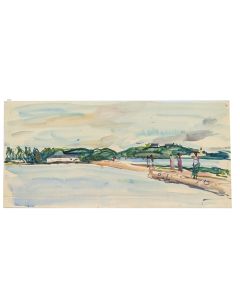 Elisabeth Faure Aquarelle orientaliste Madagascar