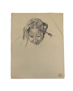 Elisabeth Faure fusain orientaliste 