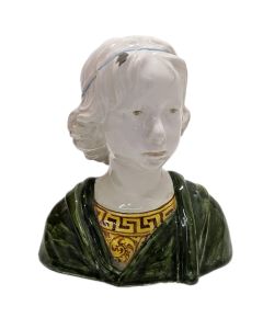 Angelo Minghetti, jeune homme florentin en fa&iuml;ence.