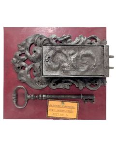 Serrure ancienne en fer forgé époqueXVIIème 