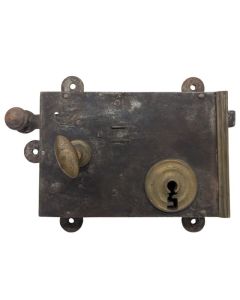 Serrure ancienne en fer forgé époque XVIIIème /XIX ème