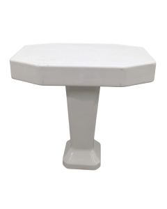 Console de salle de bain en céramique émaillée d'époque 1930
