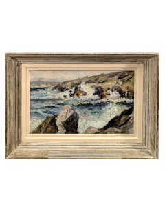 Marine bord de mer Marseille par Albert Boussion 