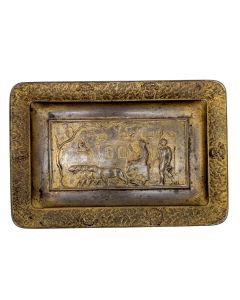 Vide-poche en bronze néoclassique par Levillain