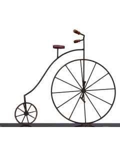 Gand-bi ancêtre de la bicyclette miniature en fer forgé