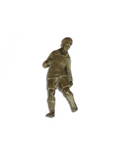 Bronze sportif joueur de foot 1930