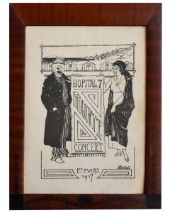 Programme de spectacle illustré par Montaut daté 1917