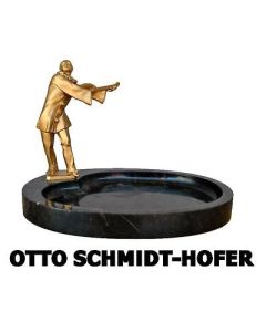 Vide poche art déco bronze doré Otto Schmidt-hofer