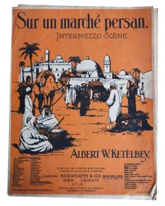 Partition ancienne "Sur un marché persan" D'albert W. Ketèlbey